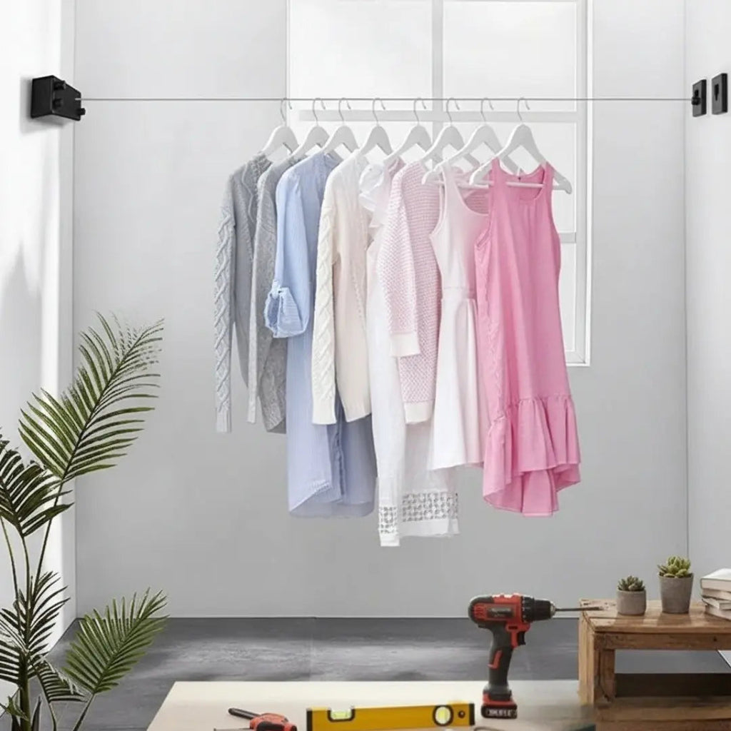 Weatherproof Clothesline for Wall Mounting | elesira