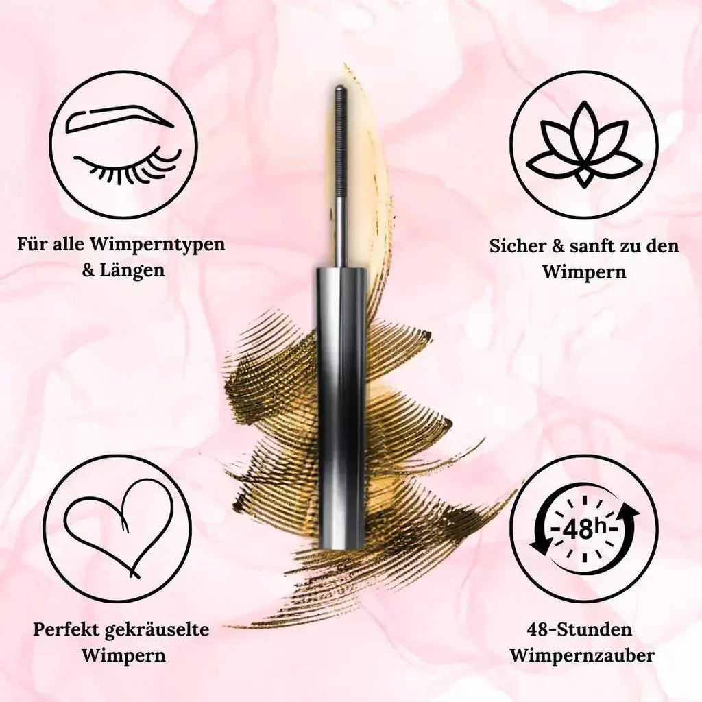 Wodoodporny tusz do rzęs - natychmiastowe pogrubienie - precyzyjna szczoteczka bez grudek | elesira