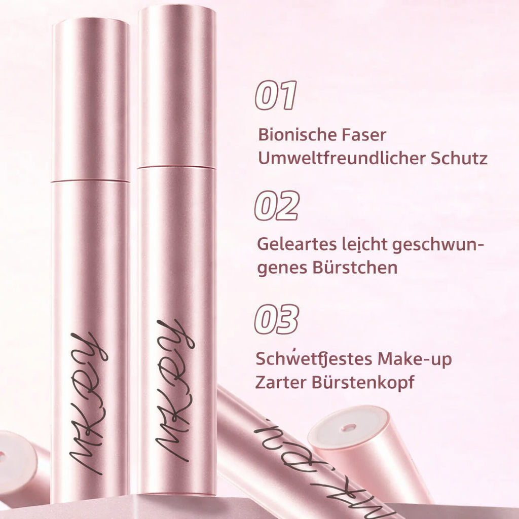 Mascara waterproof - Longueur et volume - Sans paquets et résistant aux bavures | elesira