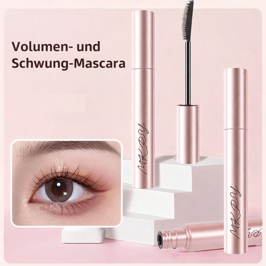Mascara waterproof - Longueur et volume - Sans paquets et résistant aux bavures | elesira