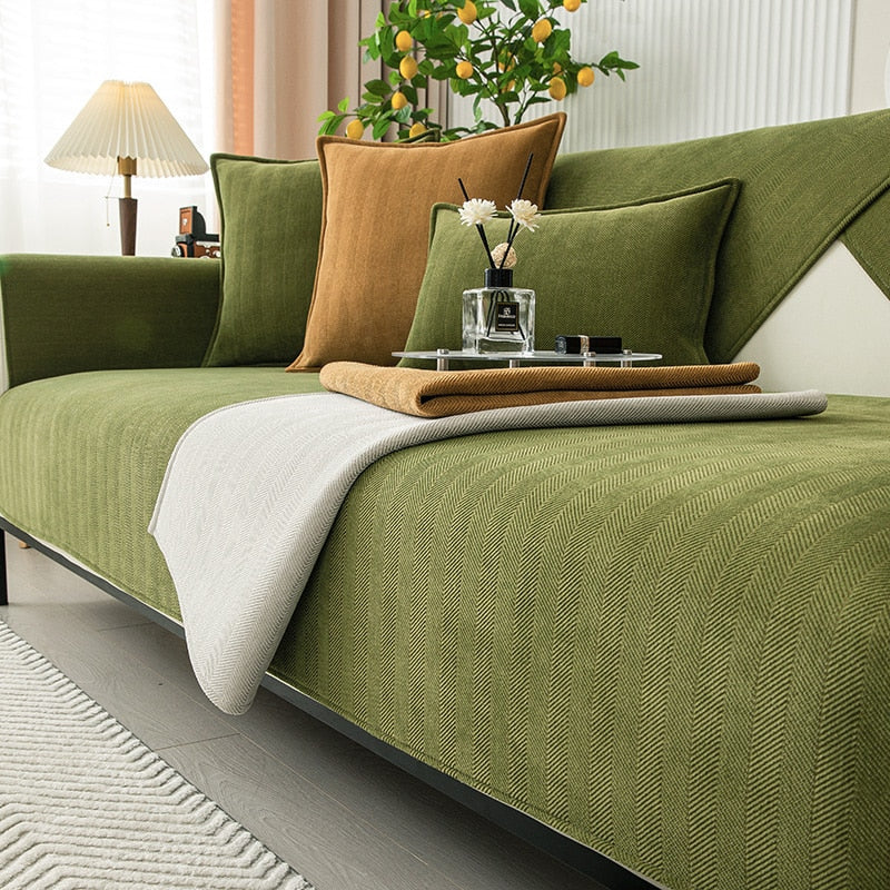 Housse de canapé polyvalente et imperméable - Facile à installer et à entretenir | elesira