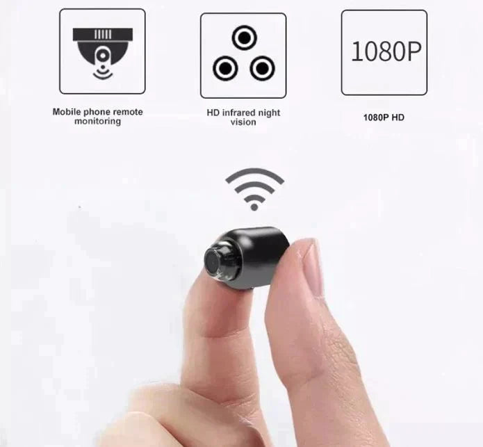 Câmara IP Wi-Fi com Lente Grande Angular de 120°, Visão Noturna por Infravermelhos e Áudio Bidirecional | elesira