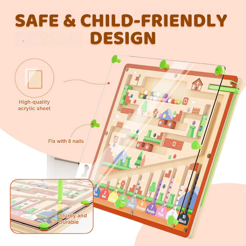 Laberinto de movimiento: ¡ideal para el desarrollo sensorial y lógico de los niños! | elesira