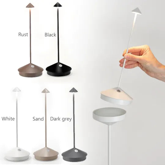 مصباح LED لاسلكي أنيق ببطارية قابلة لإعادة الشحن للمنزل | إليسيرا