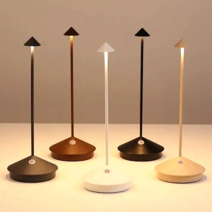 مصباح LED لاسلكي أنيق ببطارية قابلة لإعادة الشحن للمنزل | إليسيرا