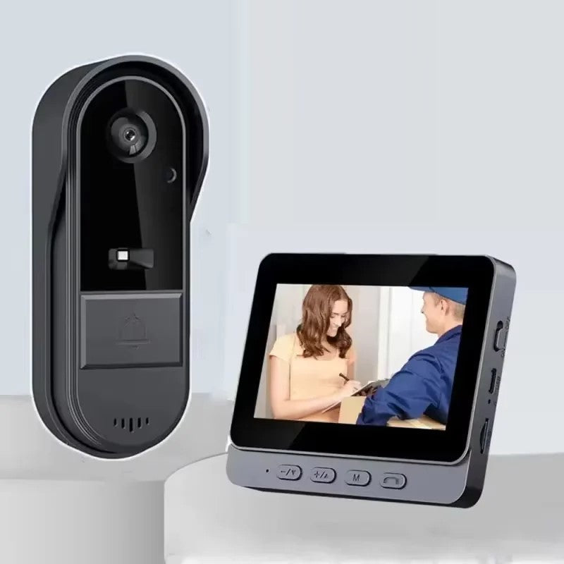 Intelligente Videotürklingel mit Gegensprechanlage und 4,3-Zoll-Display | elesira