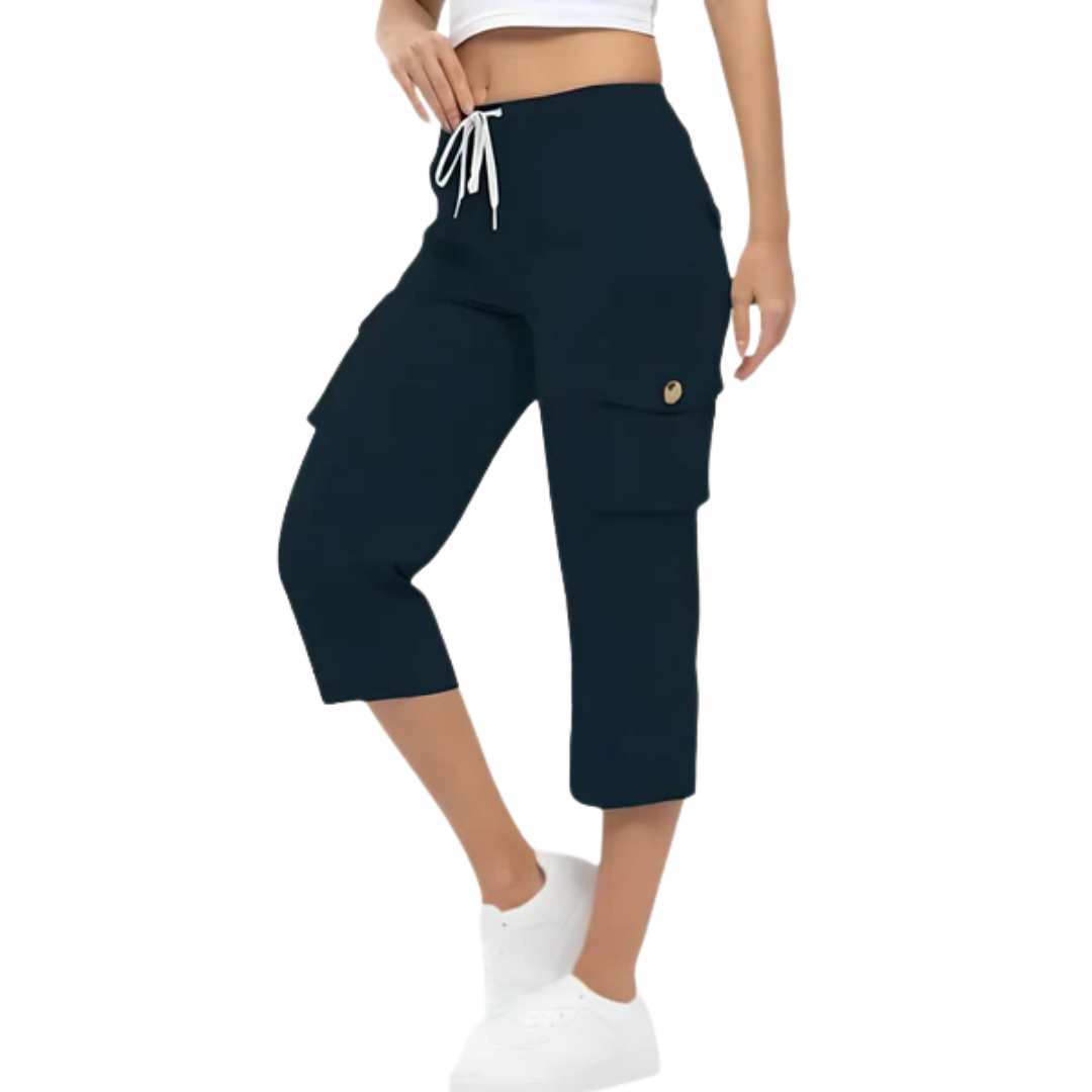 Pantalones capri de aventura para mujer: ligeros, transpirables y de secado rápido | elesira