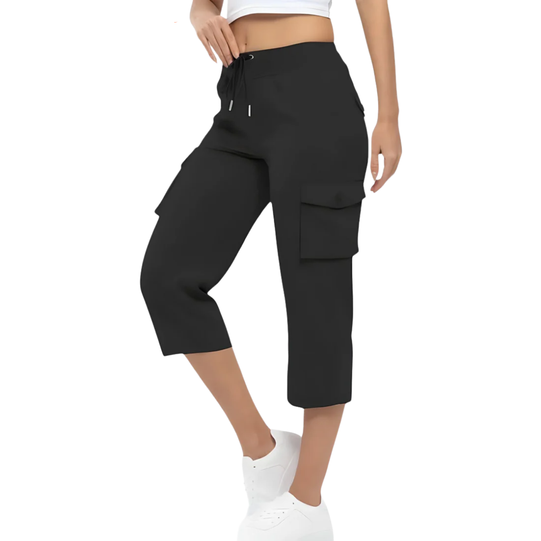 Pantalones capri de aventura para mujer: ligeros, transpirables y de secado rápido | elesira
