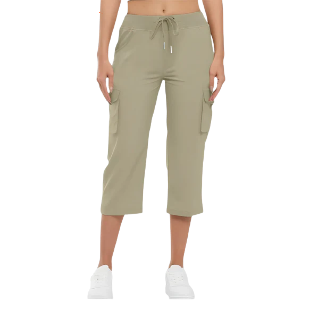 Pantalones capri de aventura para mujer: ligeros, transpirables y de secado rápido | elesira