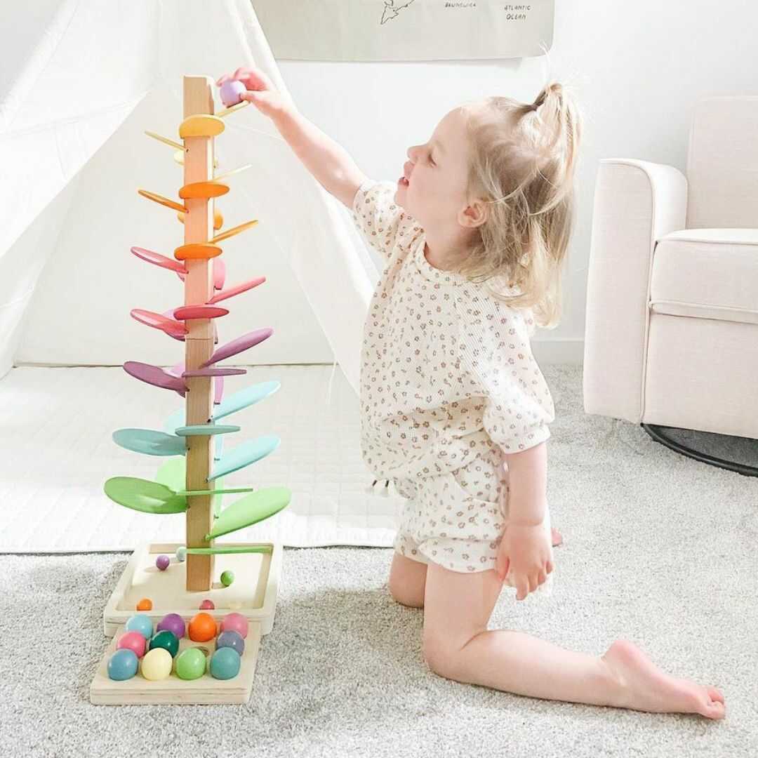 Árbol de canicas fantástico – Decoración del hogar divertida y peculiar | elesira