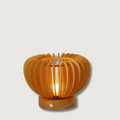 Mirovia | Sculptural Wooden Table Lamp With Touch Controls — Eco-Friendly Bedside Lamp for Living Room and Bedroom | elesira