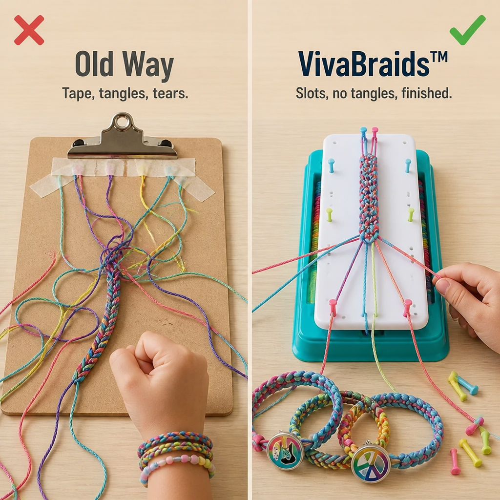 VivaBraids | Create Knot-Free Friendship Bracelets She Will Truly Complete | elesira