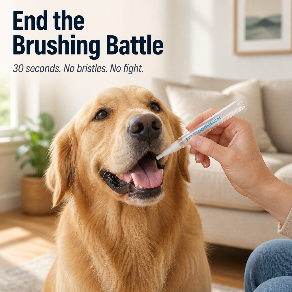 SmilePaw | Stop the Brushing Struggle and Remove Tartar in 30 Seconds a Day | elesira