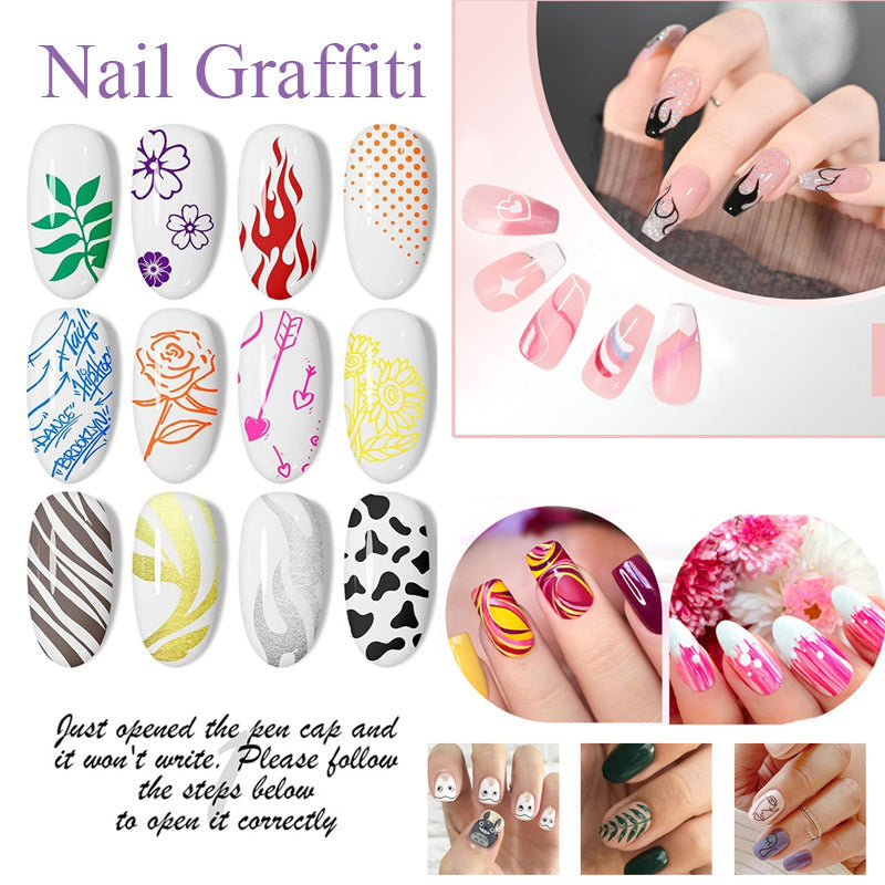 VivaTone Nail Pens | Unleash Your Boldest, Show-Stopping Nail Art Instantly | elesira