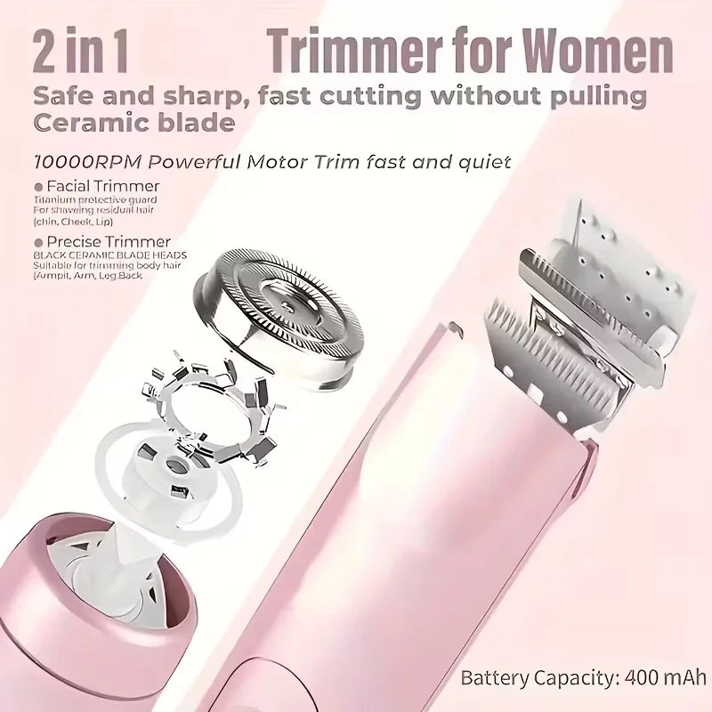 SilkySheer Precision Shaver | Oppnå uanstrengt, smertefri glatthet som umiddelbart styrker selvtilliten din | elesira