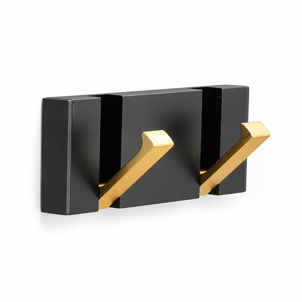 Space-Saving Foldable Aerospace Aluminum Wall Hook (2–6 Hooks) | elesira