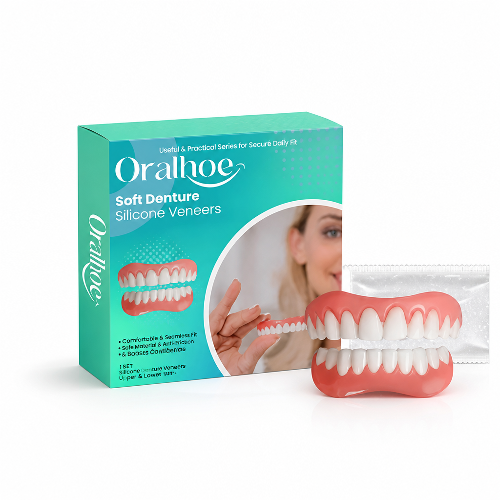 Soft Silicone Secure-Fit Denture Reliner Kit (Upper & Lower) | elesira