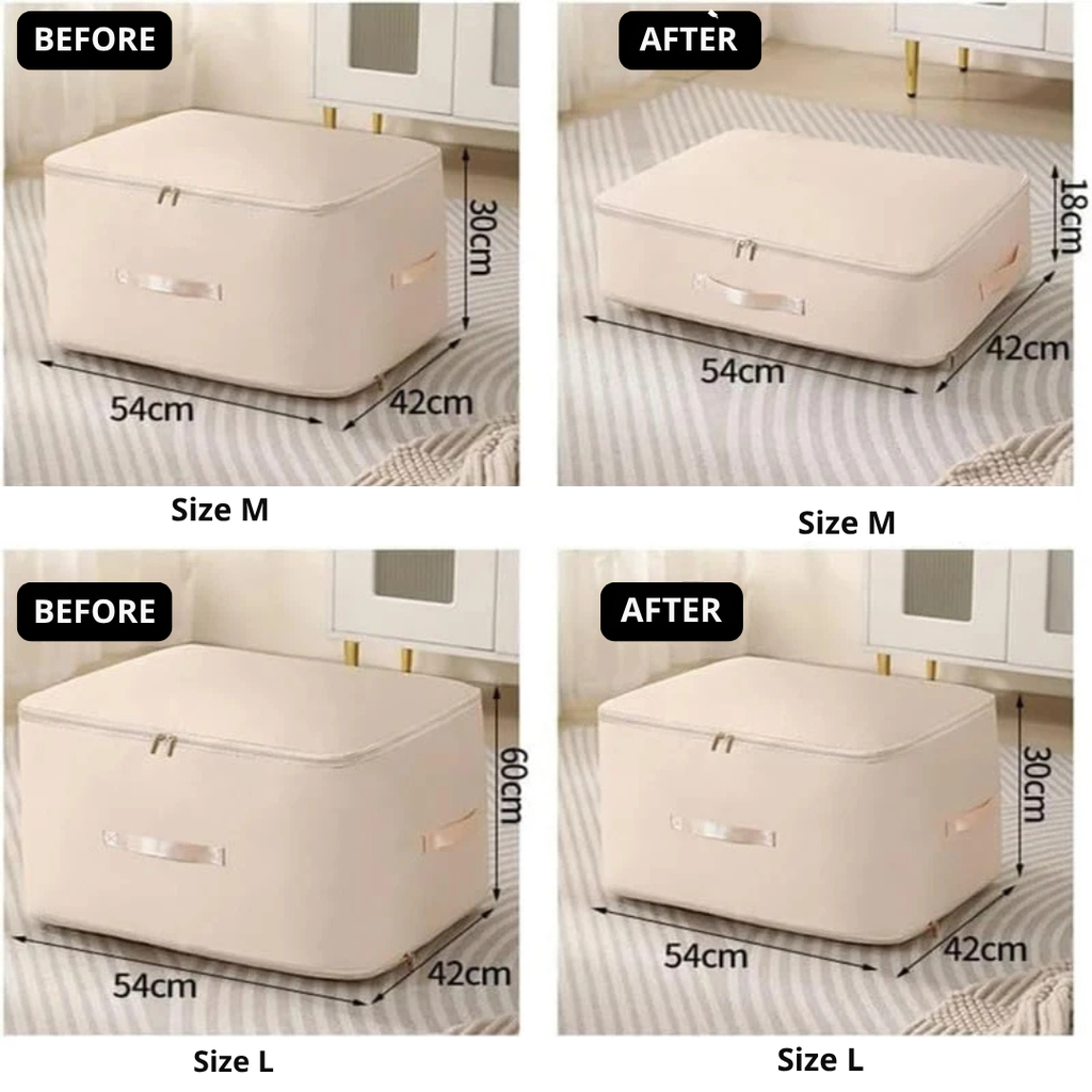 SpaceSculptor | Unlock Hidden Space and Shield Your Bulky Belongings with Effortless Compression | elesira