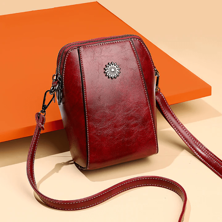 VioraLux Leather Crossbody | Command Attention with Timeless Elegance and Effortless Confidence | elesira