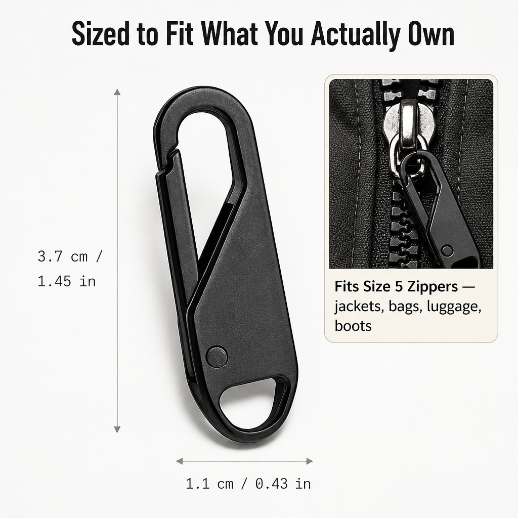 ZipProFix | 10秒内修复任何损坏的拉链头 - 8件套 | elesira
