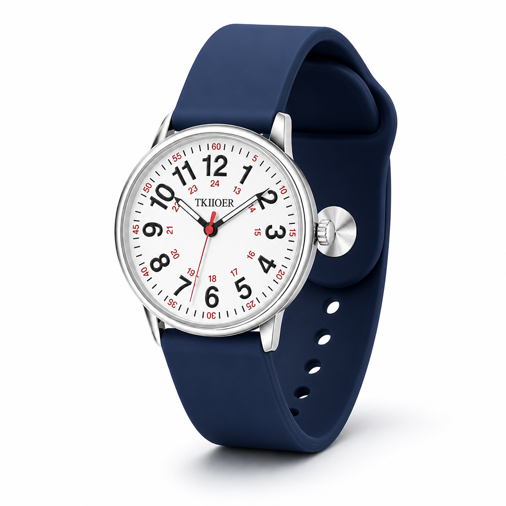 Montre étanche et lumineuse pour infirmières avec trotteuse | elesira