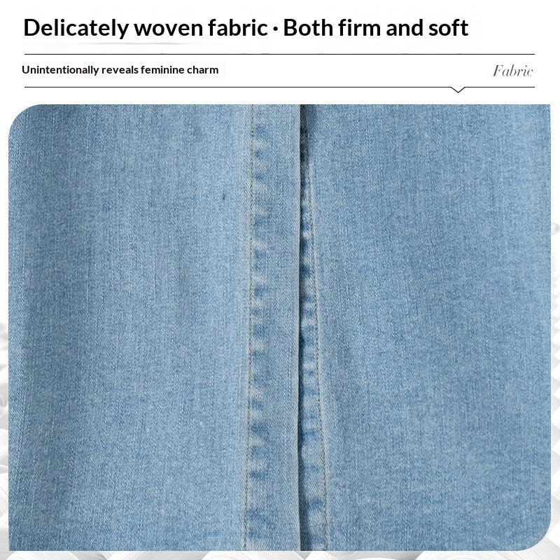 Jupe Denim — Midi Boutonnée Classique & Structurée