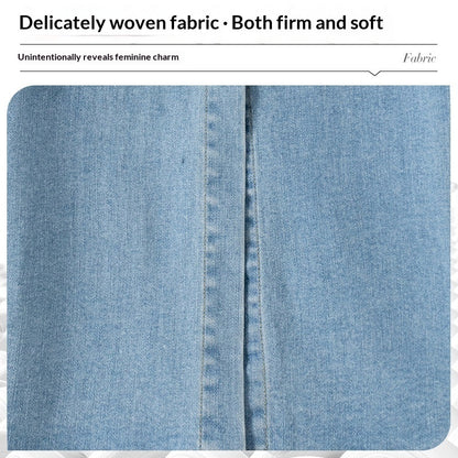 Jupe Denim — Midi Boutonnée Classique & Structurée