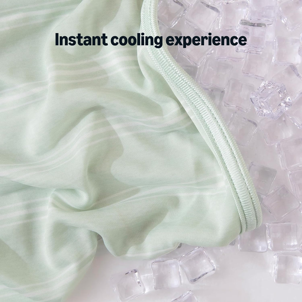 Cooling Comfort Reversible Blanket For Hot Sleepers, Soft Lightweight Throw For Bed And Couch - Elesira