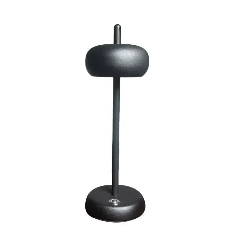 Modern Art Cordless Round LED Table Desk Lamp | elesira