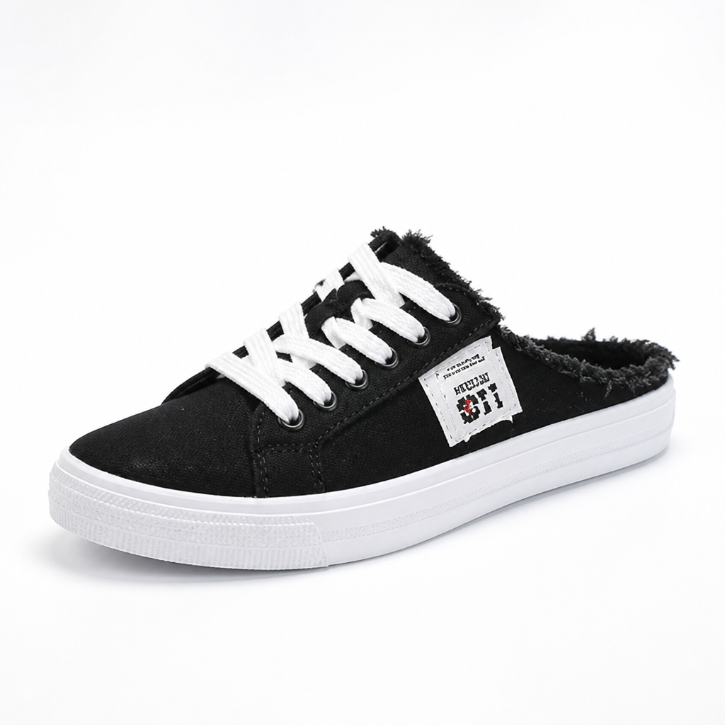 VivaStride Denim Mule Sneakers | Κάντε ανάλαφρα βήματα, δείξτε δυναμική και νιώστε ασταμάτητη όλη μέρα | elesira