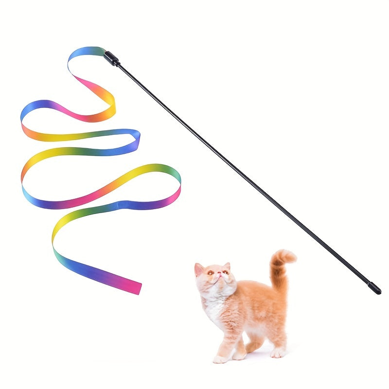 WhiskerWand - Colorful Teaser Stick for Playful Cats | elesira