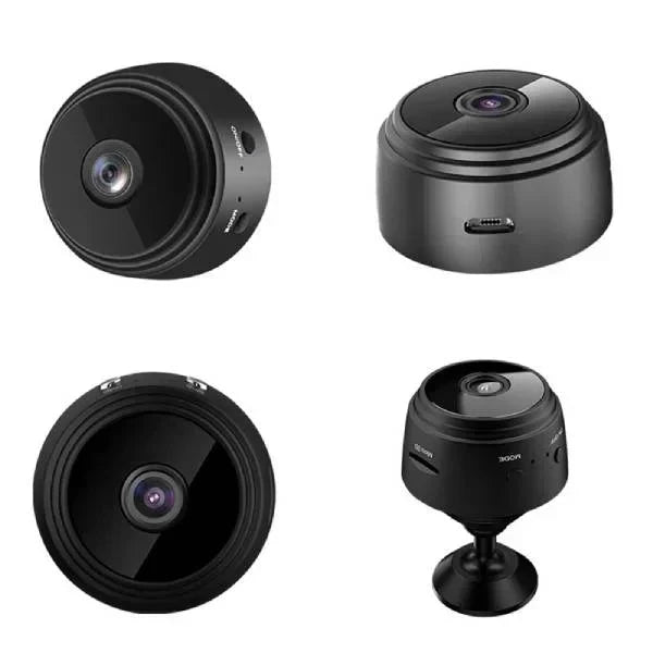 Trådløst mini-sikkerhedskamera med magnetisk beslag og 360° rotation | elesira