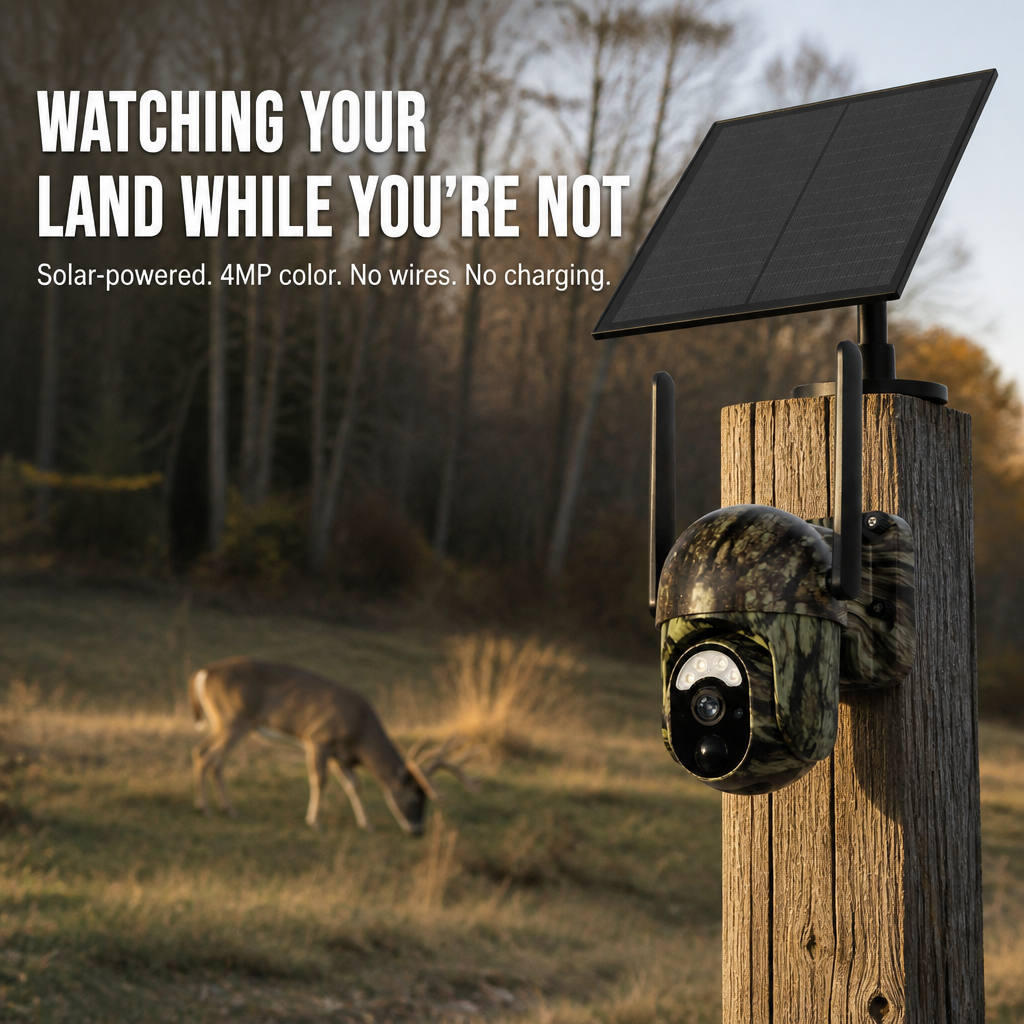 SolaraGuard | Monitor Your Land Around the Clock Without Batteries or Wires | elesira