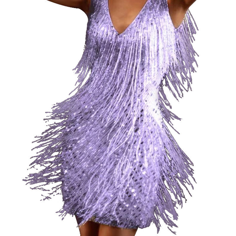 Vestido con borlas VirellaVibe | Despierta una confianza irresistible y atrae todas las miradas al instante | elesira