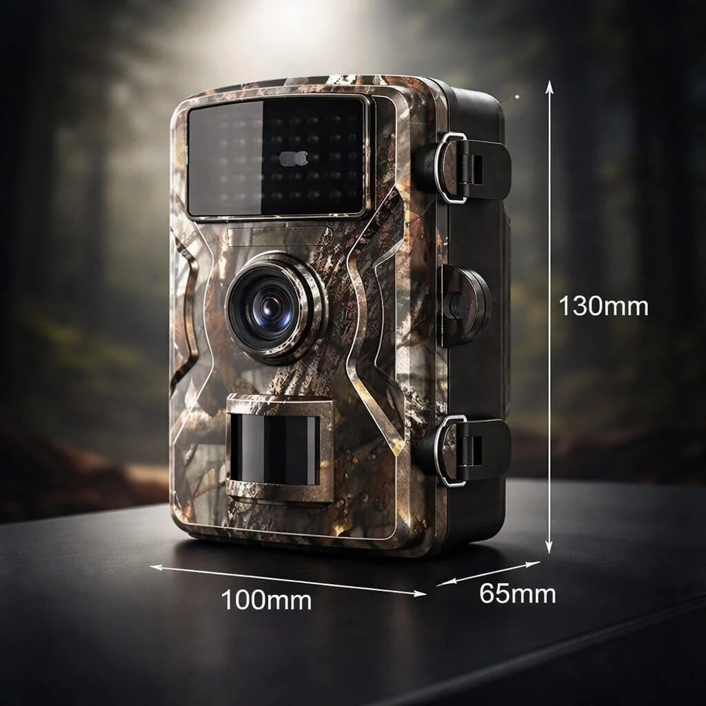 Cámara de monitoreo de fauna con visión nocturna - Detector de movimiento - Resistente a la intemperie - Forest Guardian | elesira