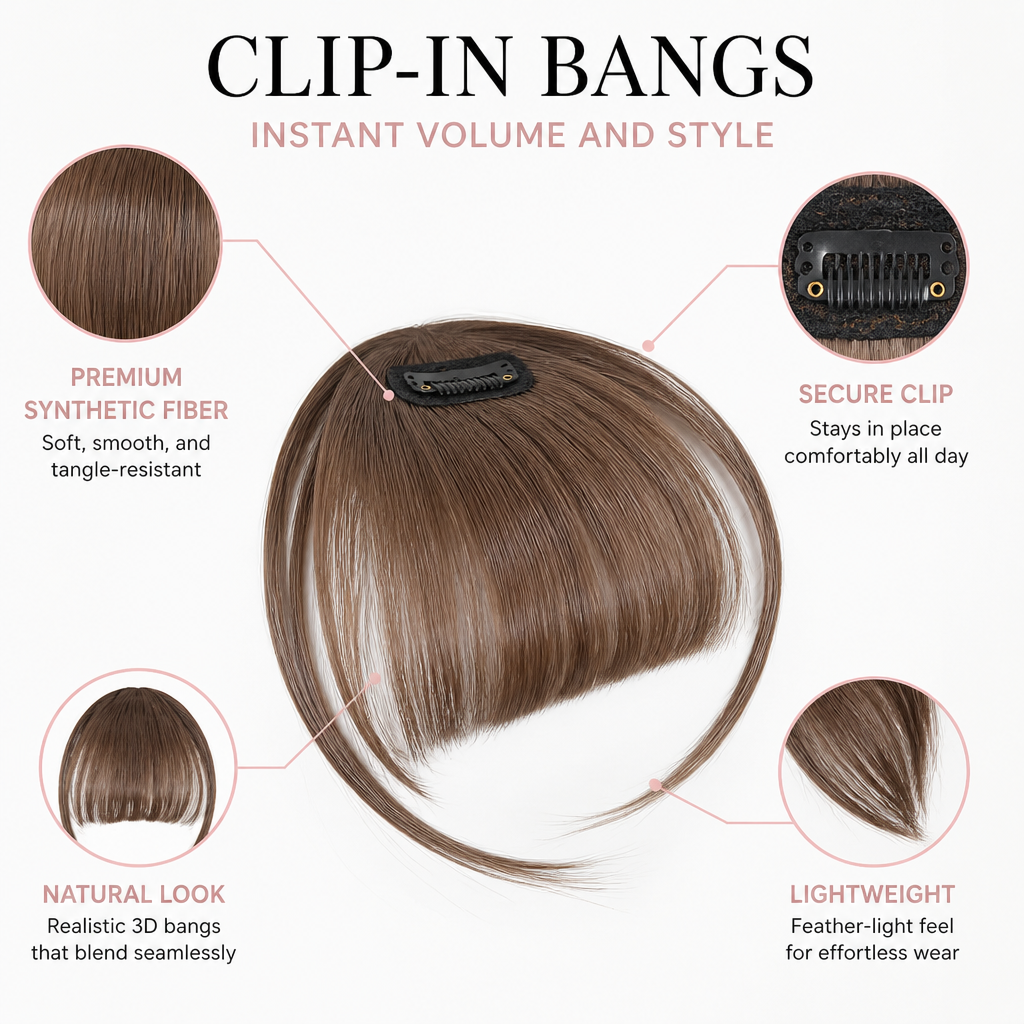 VelvetVeil | Instantly Own Every Room with Effortless, Flawless Bangs | elesira