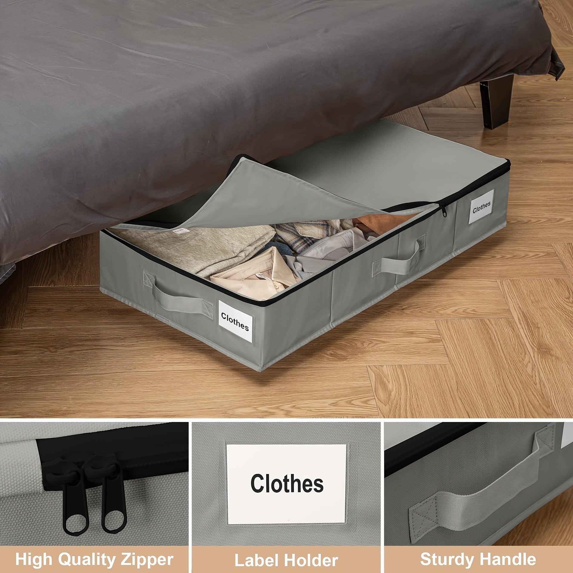 SmartSpace Under-Bed Organizer – Mobile Storage Solution | elesira