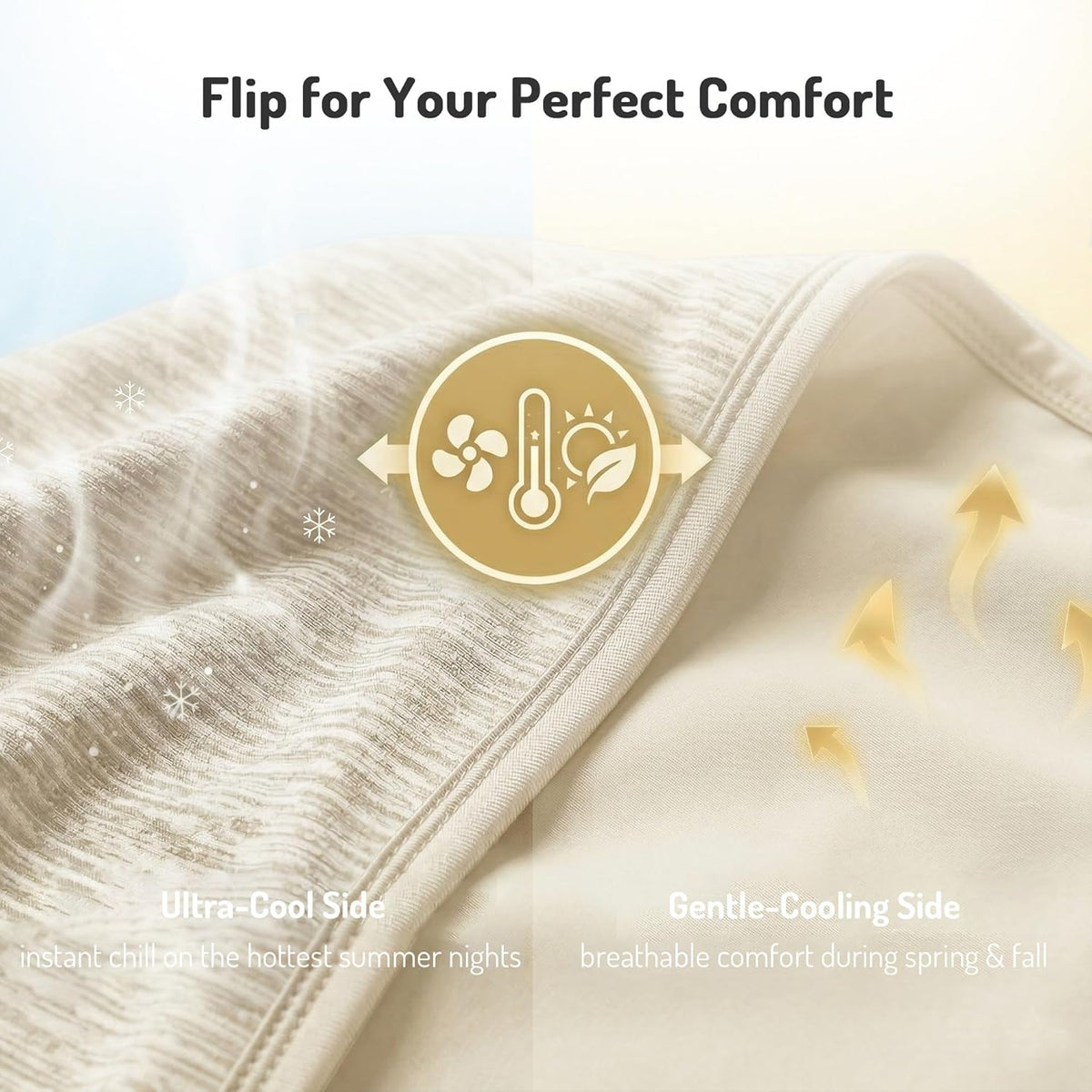 Cool Comfort Queen Cooling Blanket With Q Max Over 0.4 Fabric For Hot Sleepers - Elesira
