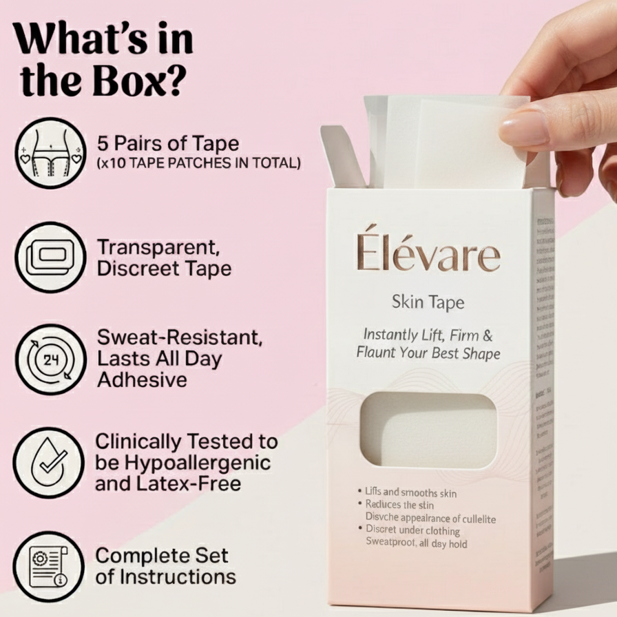 VellaShape Body Tape | Instantly Lift and Smooth Your Curves for Unstoppable Confidence | elesira