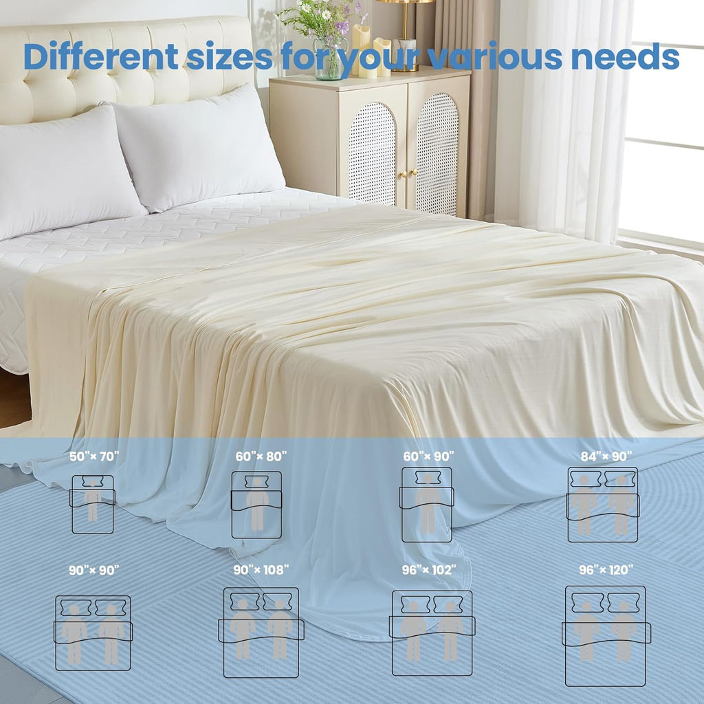 Cooling Blanket Lightweight Summer Comfort For Hot Sleepers And Night Sweats On Bed - Elesira
