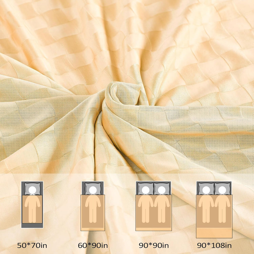 ChillEase Arc-Chill Cooling Blanket For Hot Sleepers, Soft And Breathable Comfort - Elesira