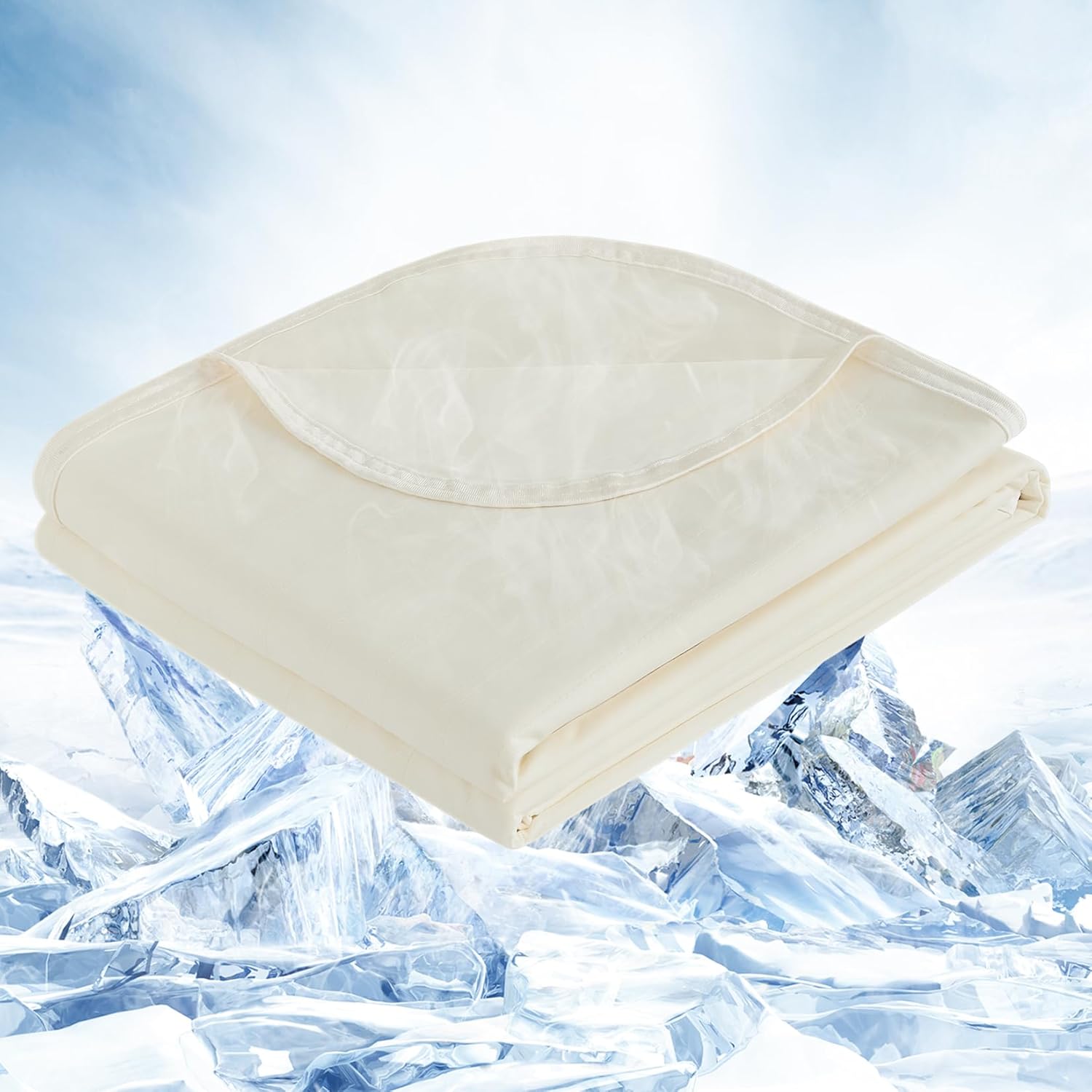Cooling Blanket Lightweight Summer Comfort For Hot Sleepers And Night Sweats On Bed - Elesira