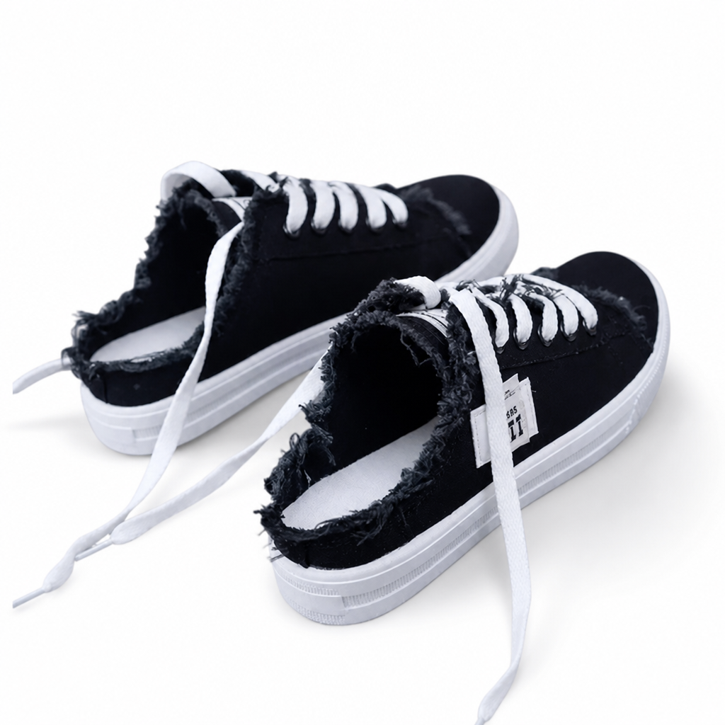 VivaStride Denim Mule Sneakers | Κάντε ανάλαφρα βήματα, δείξτε δυναμική και νιώστε ασταμάτητη όλη μέρα | elesira