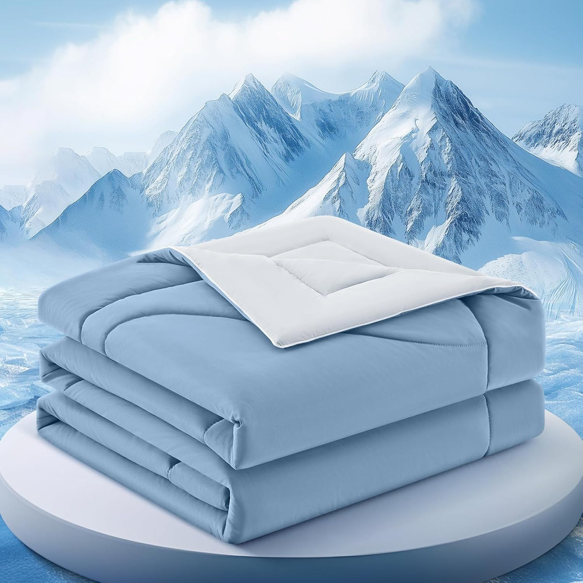Cooling Comforter Double-Sided Ice Fabric For Hot Sleepers - Elesira