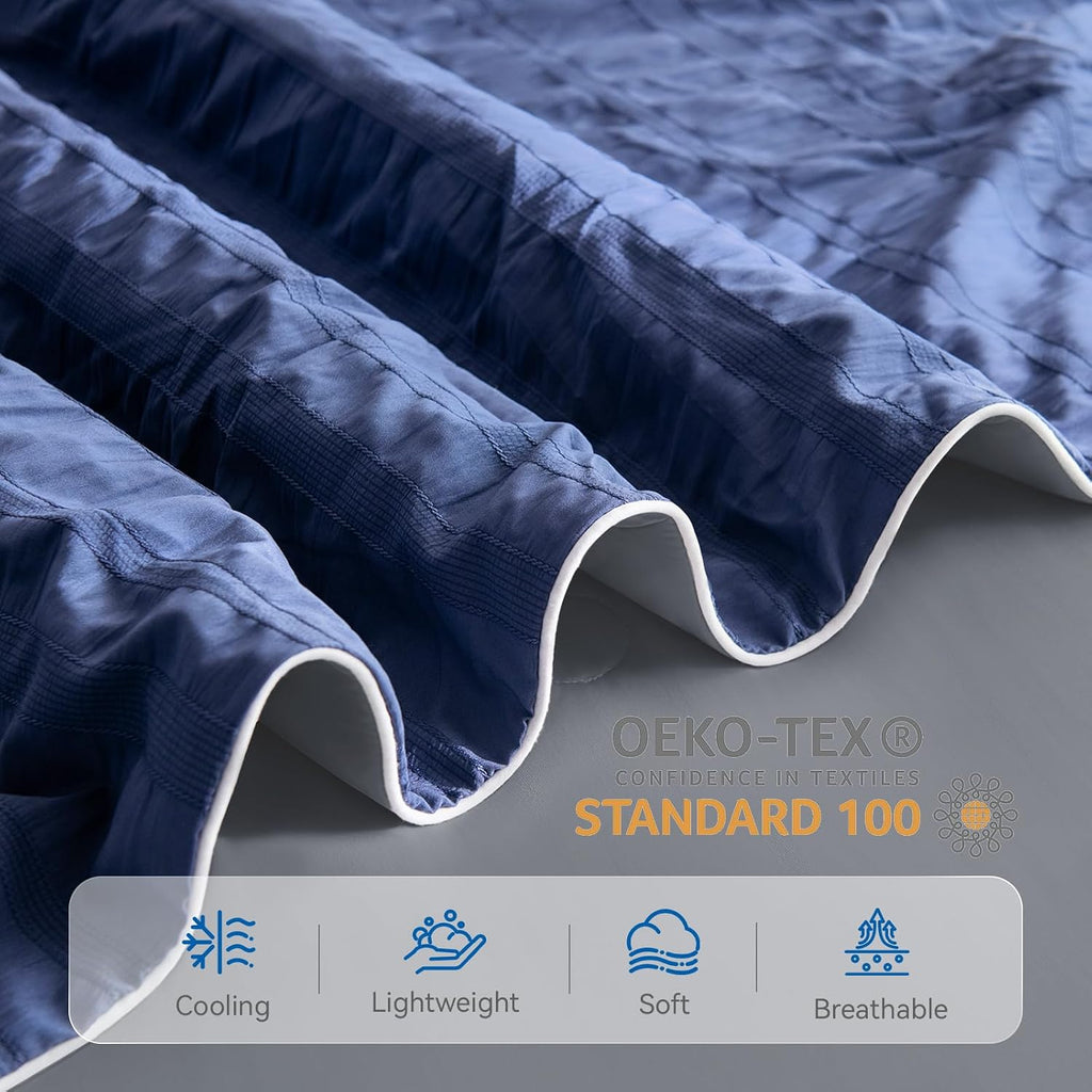 Cozy Comfort Cooling Blanket With Double Sided Design For Hot Sleepers - Elesira