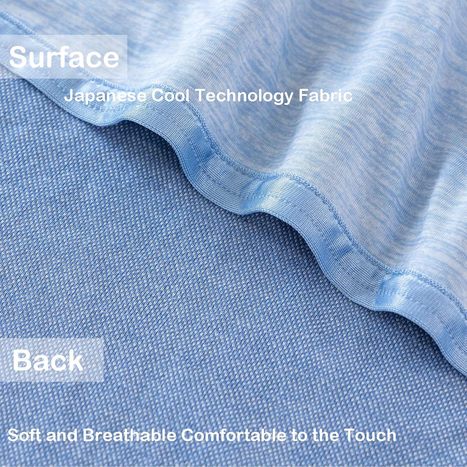 Cozy Comfort Cooling Blanket With Q-Max 0.4 Tech For Hot Sleepers - Elesira