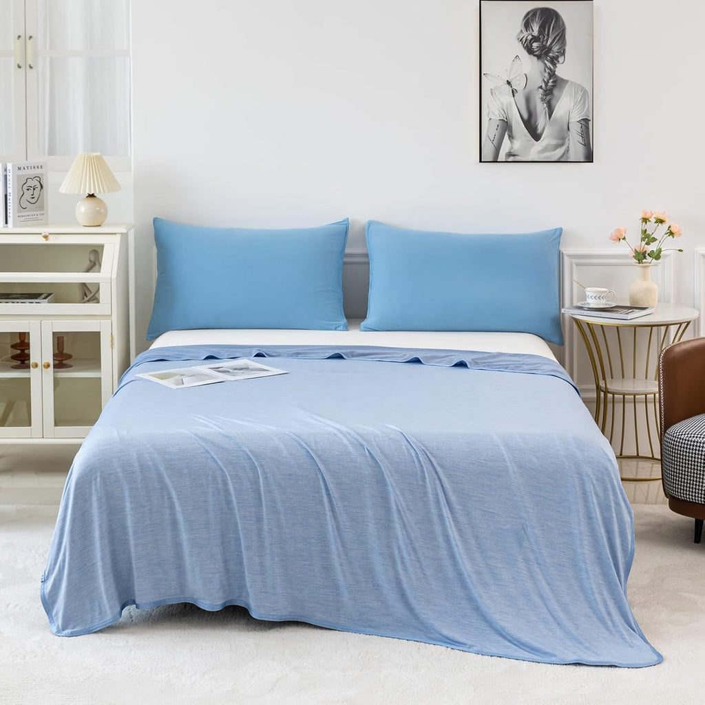 Cozy Comfort Cooling Blanket With Q-Max 0.4 Tech For Hot Sleepers - Elesira