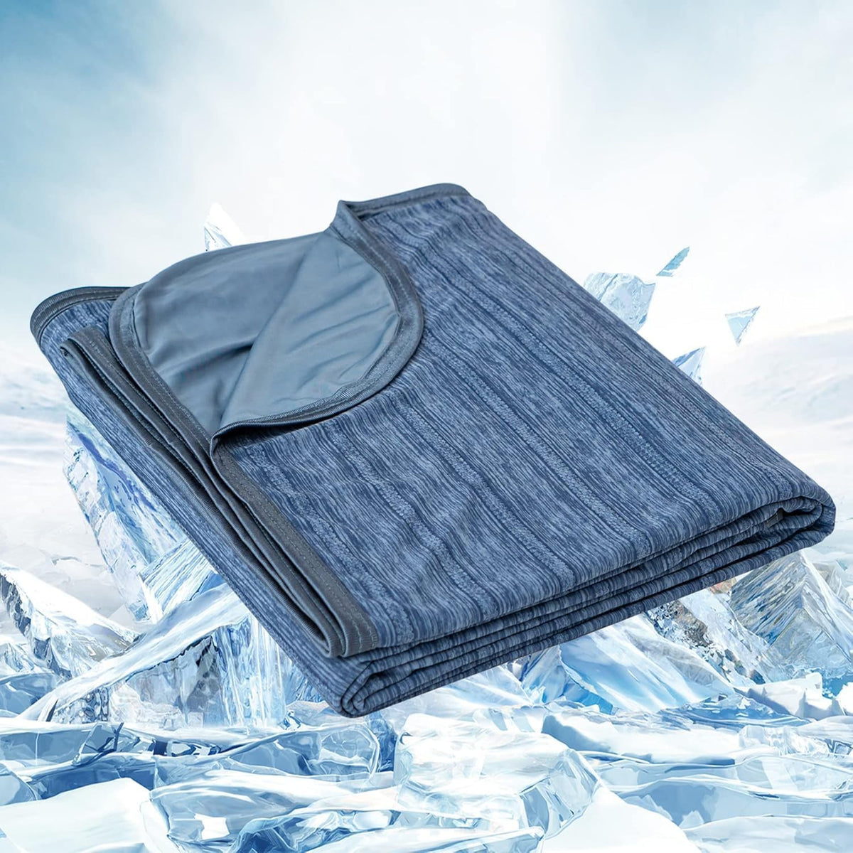 Cooling Blanket Lightweight Summer Comfort For Hot Sleepers And Night Sweats On Bed - Elesira
