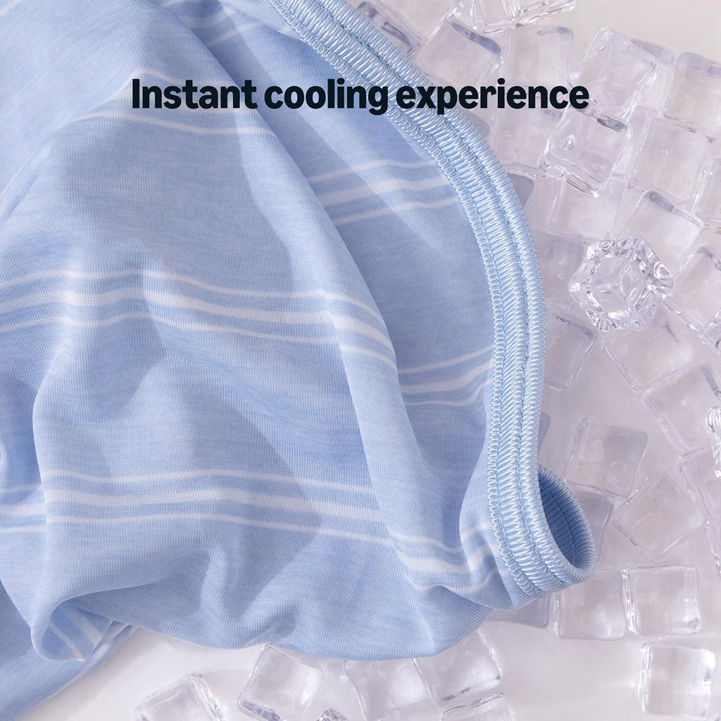 Cooling Comfort Reversible Blanket For Hot Sleepers, Soft Lightweight Throw For Bed And Couch - Elesira