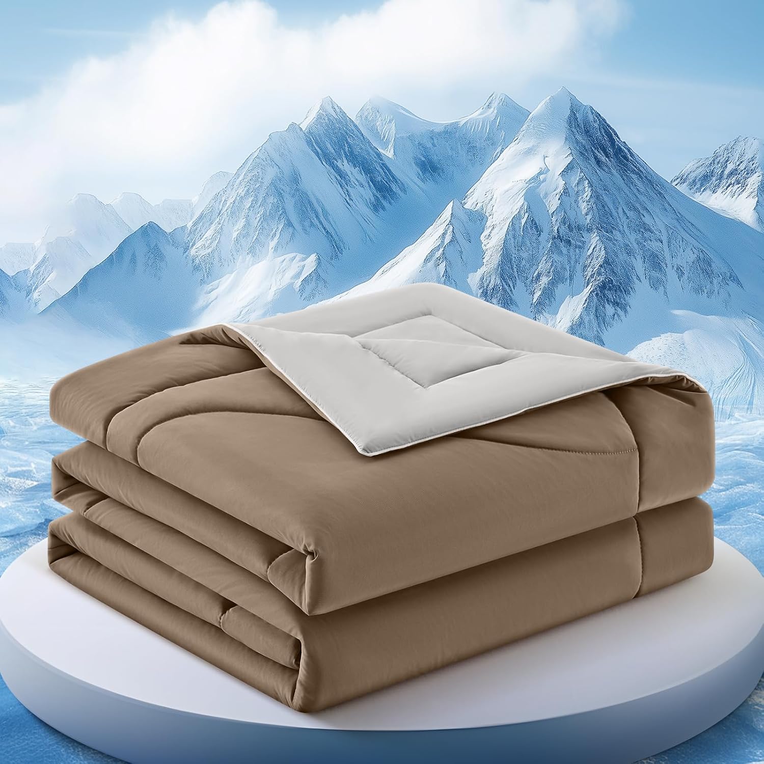 Cooling Comforter Double-Sided Ice Fabric For Hot Sleepers - Elesira
